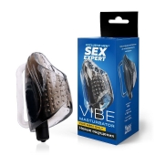 Дымчатый сквозной мастурбатор с вибрацией - Sex Expert - в Волгограде купить с доставкой