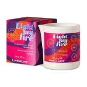 Массажная свеча Light My Fire Coconut с ароматом кокоса - 65 гр. - Love to Love - купить с доставкой в Волгограде