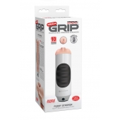 Мастурбатор-вагина Extreme Toyz Mega Grip Vibrating Stroker Mouth - Pipedream - в Волгограде купить с доставкой