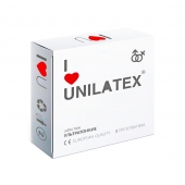 Ультратонкие презервативы Unilatex Ultra Thin - 3 шт. - Unilatex - купить с доставкой в Волгограде
