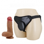 Страпон с универсальным поясом Fogg - 17,5 см. - Baile - купить с доставкой в Волгограде