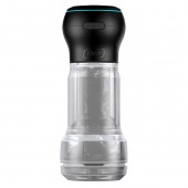 Набор PowerBlow   Feel Pocket Stroker Crystal: мастурбатор и интерактивная насадка - Kiiroo - в Волгограде купить с доставкой