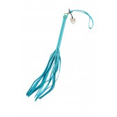 Голубая кожаная плеть - 50 см. - Pecado - купить с доставкой в Волгограде