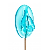 Леденец в форме вагины со вкусом блю кюрасао - 50 гр. - Sosuчki - купить с доставкой в Волгограде