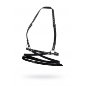 Черная кожаная портупея «Осанка» - Pecado - купить с доставкой в Волгограде