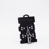 Черные кожаные наручники с регулируемыми ремешками - Crazy Handmade - купить с доставкой в Волгограде