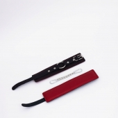 Черно-красные кожаные оковы - Crazy Handmade - купить с доставкой в Волгограде