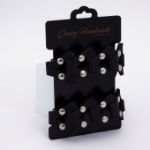 Черные кожаные наручники из звеньев - Crazy Handmade - купить с доставкой в Волгограде