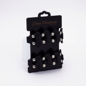 Черные кожаные оковы из звеньев - Crazy Handmade - купить с доставкой в Волгограде