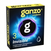 Супертонкие презервативы Ganzo Invisible - 3 шт. - Ganzo - купить с доставкой в Волгограде