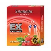 Стимулирующая насадка Sitabella Extender  Клубника - Sitabella - купить с доставкой в Волгограде