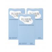 Набор из 3 упаковок ультратонких презервативов Pleasure Lab (по 12 шт.) - Pleasure Lab - купить с доставкой в Волгограде