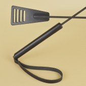 Черный кожаный стек «Сириус» - 60 см. - Sitabella - купить с доставкой в Волгограде