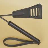 Черный кожаный стек «Сириус» - 60 см. - Sitabella - купить с доставкой в Волгограде