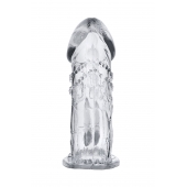 Прозрачная насадка на пенис Uco - 13 см. - A-toys - в Волгограде купить с доставкой