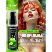 Съедобная смазка на водной основе с ароматом фейхоа - 60 гр. - Биоритм - купить с доставкой в Волгограде