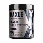 Черные утолщенные презервативы MAXUS Extra Strong с железным кейсом - 15 шт. - Maxus - купить с доставкой в Волгограде