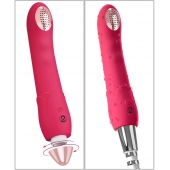 Малиновая насадка на душ с вибрацией Showers to orgasm - 20,1 см. - Orion - купить с доставкой в Волгограде