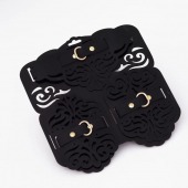 Фигурный набор для БДСМ-игр с узорами и золотистой фурнитурой - Crazy Handmade - купить с доставкой в Волгограде