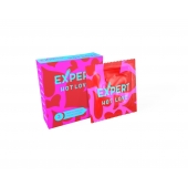 Презервативы с разогревающим эффектом Expert Hot Love - 3 шт. - Expert - купить с доставкой в Волгограде