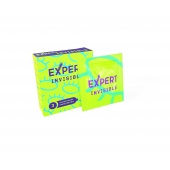 Ультратонкие презервативы Expert Invisible - 3 шт. - Expert - купить с доставкой в Волгограде
