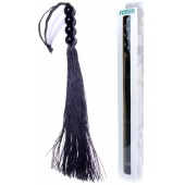 Черная силиконовая плеть - 37 см. - Boys of Toys - купить с доставкой в Волгограде