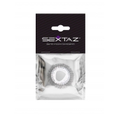 Эластичное эрекционное кольцо с длинными черными «ресничками» - Sextaz - в Волгограде купить с доставкой