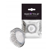 Эластичное эрекционное кольцо с длинными черными «ресничками» - Sextaz - в Волгограде купить с доставкой