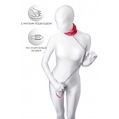 Красный ошейник с подкладкой из меха - ToyFa - купить с доставкой в Волгограде