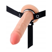 Мужской полый страпон на регулируемых ремнях - 18,5 см. - Sex Expert - купить с доставкой в Волгограде