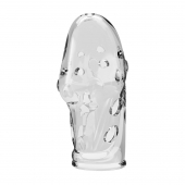 Прозрачная насадка на пенис Booker - 8 см. - Baile - в Волгограде купить с доставкой