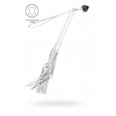 Белая кожаная плеть - 50 см. - Pecado - купить с доставкой в Волгограде