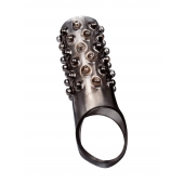 Дымчатая насадка на пенис с выпуклостями - 12 см. - Sex Expert - в Волгограде купить с доставкой