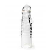 Прозрачная закрытая насадка на член - 15 см. - Sex Expert - в Волгограде купить с доставкой