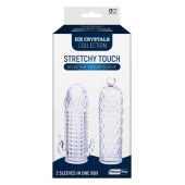 Набор из 2 прозрачных насадок на член Seductive Tickler Sleeves Set - NMC - в Волгограде купить с доставкой