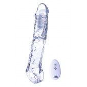 Прозрачная насадка-удлинитель Length Enhancer With Bullet с подхватом - 22,3 см. - NMC - в Волгограде купить с доставкой