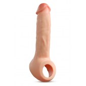 Телесная насадка-удлинитель Thrive 8.75 Inch Realistic Penis Extender Sleeve - 22,2 см. - Blush Novelties - в Волгограде купить с доставкой