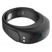 Черное эрекционное виброкольцо на ремешках - Boys of Toys - в Волгограде купить с доставкой