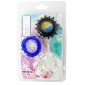 Набор из 3 эрекционных колец разного цвета и рельефа - Boys of Toys - в Волгограде купить с доставкой