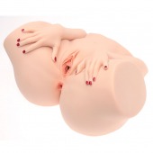 Телесный мастурбатор-полуторс Barbie - Naked Factory - в Волгограде купить с доставкой