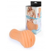 Эластичный мастурбатор в виде вагины телесного цвета - Sexy Girl - в Волгограде купить с доставкой