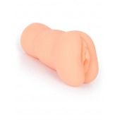 Телесный мастурбатор-вагина с 2 эрекционными кольцами в комплекте - Sexy Girl - в Волгограде купить с доставкой