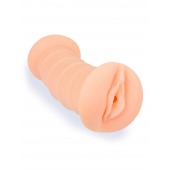 Телесный двусторонний мастурбатор с вибропулей и эрекционными кольцами в комплекте - Sexy Girl - в Волгограде купить с доставкой