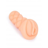 Телесный мастурбатор-вагина с вибропулей и эрекционными кольцами в комплекте - Sexy Girl - в Волгограде купить с доставкой