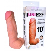 Фаллическая насадка Харнесс UNICOCK 10  - 25 см. - LOVETOY (А-Полимер) - купить с доставкой в Волгограде