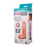 Фаллическая насадка Харнесс UNICOCK 5,5  - 17 см. - LOVETOY (А-Полимер) - купить с доставкой в Волгограде