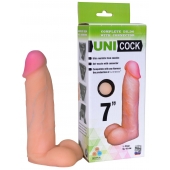 Фаллическая насадка Харнесс UNICOCK 7  - 19 см. - LOVETOY (А-Полимер) - купить с доставкой в Волгограде
