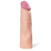 Реалистичная насадка с ярко выраженной головкой - 16,5 см. - A-toys - в Волгограде купить с доставкой