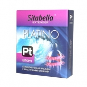 Стимулирующая насадка со спиралью из усиков Platino  Шторм - Sitabella - купить с доставкой в Волгограде