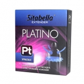 Стимулирующая насадка с усиками и шипиками Platino  Ураган - Sitabella - купить с доставкой в Волгограде